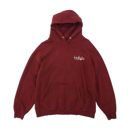 Maroon Solid Hoodie Pullover