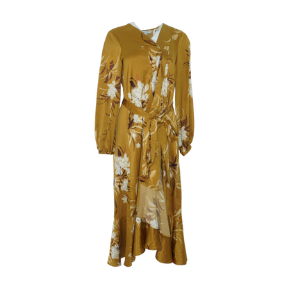 Mustard Floral Robe