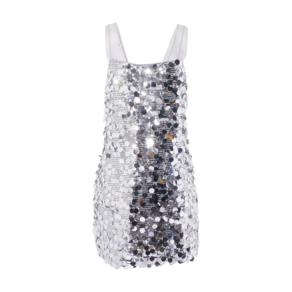 ONLY Silver Mini Dress – Image 1