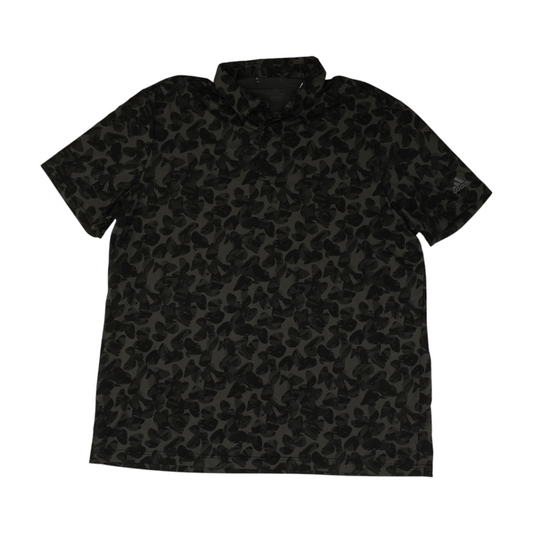 Charcoal Graphic Short Sleeve Polo