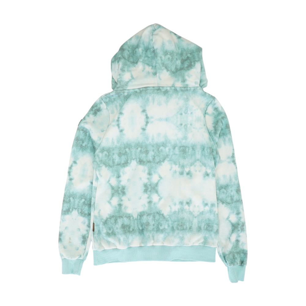 Blue Tie-Dye Hoodie Pullover