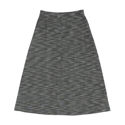 Black Striped Maxi Skirt