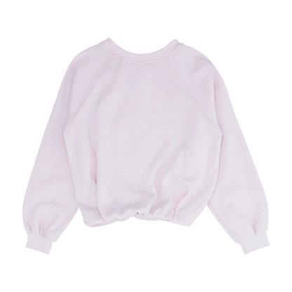 Pink Graphic Sweatshirt Pullover