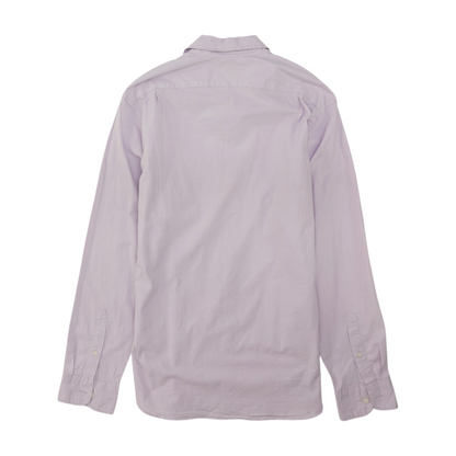 Lavender Solid Long Sleeve Button Down