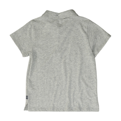 Gray Short Sleeve Polo