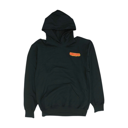 Black Solid Hoodie Pullover