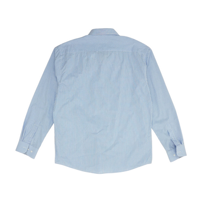 Blue Check Long Sleeve Button Down