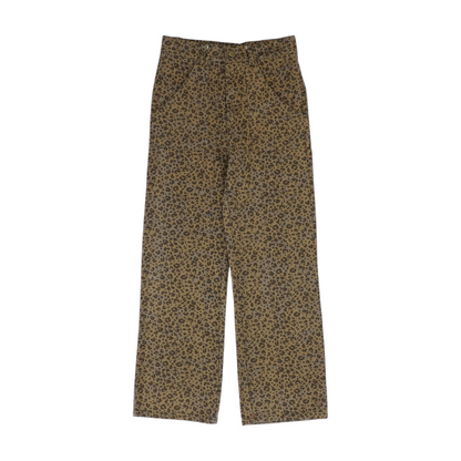 Brown Animal Print Jeans