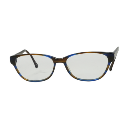 Brown Odessa Oval Prescription Eyewear