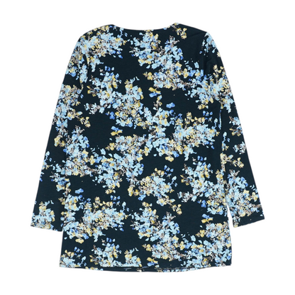 Black Floral Blouse