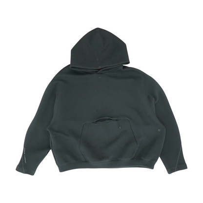 Black Solid Hoodie Pullover