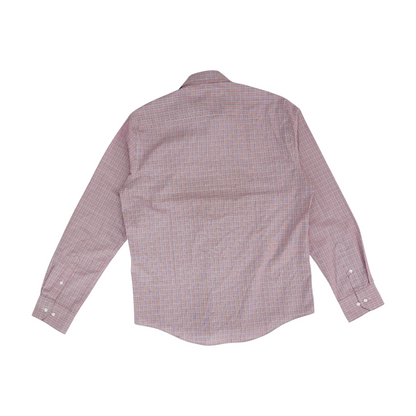 Red Plaid Long Sleeve Button Down