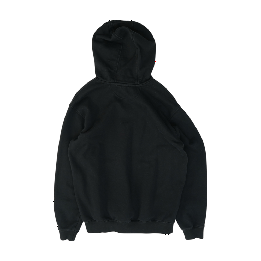 Black Solid Hoodie Pullover