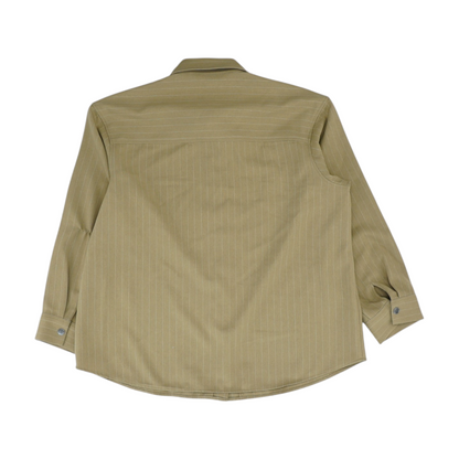 Tan Striped Button Down