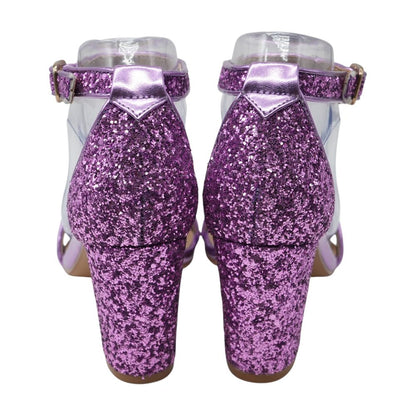 Purple Block Heels