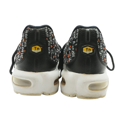 Just Do It Black Low Top Athletic Shoes