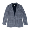 Navy Check Blazer