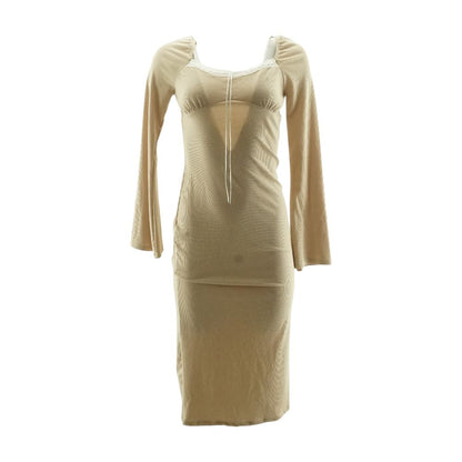 Brown Midi Dress