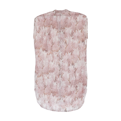Pink Petite Abstract Blouse