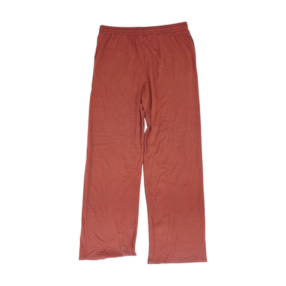 Burgundy Solid Pajama Bottom