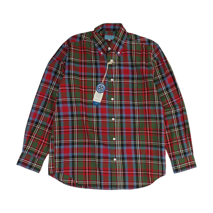 Multi Plaid Long Sleeve Button Down