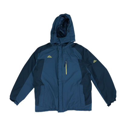Gray Color Block Jacket