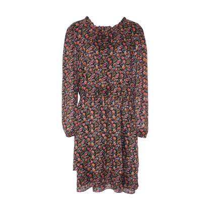 Black Plus Floral Midi Dress