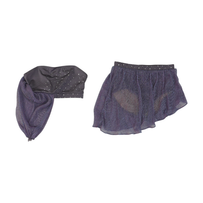 Purple Sleeveless Set
