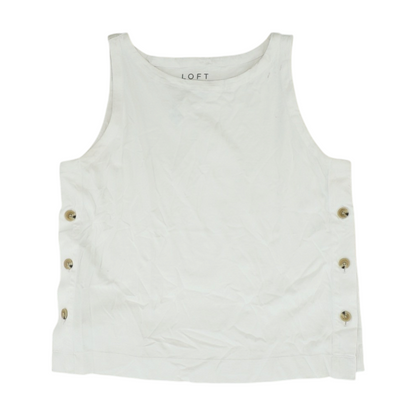 White Petite Blouse