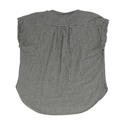 Black Maternity Check Blouse