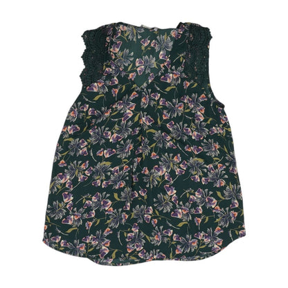 Green Floral Blouse