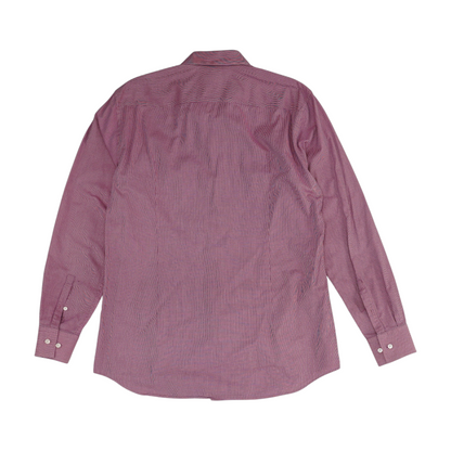 Pink Check Long Sleeve Button Down