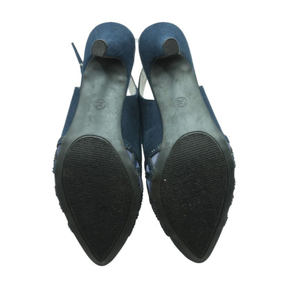 Navy Pump Heels