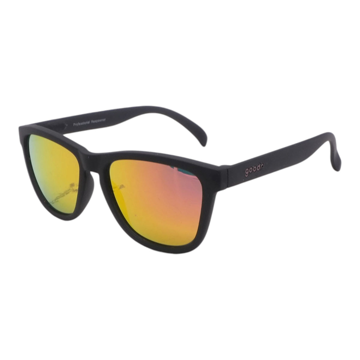 Black Professional Respawner Rectangle Sunglasses