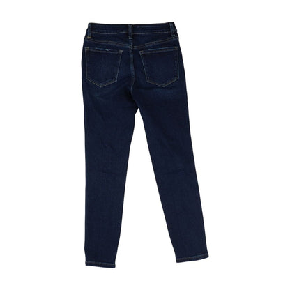 Navy Solid Skinny Leg Jeans