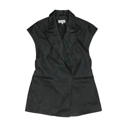 Black Solid Vest