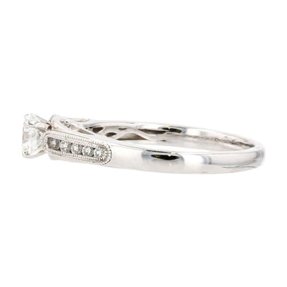 .50 ct 14K White Gold Round Diamond Diamond Engagement Ring