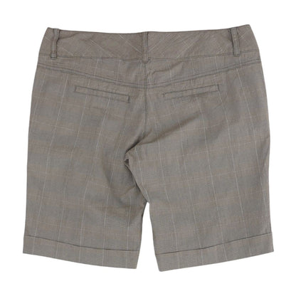 Gray Plaid Shorts