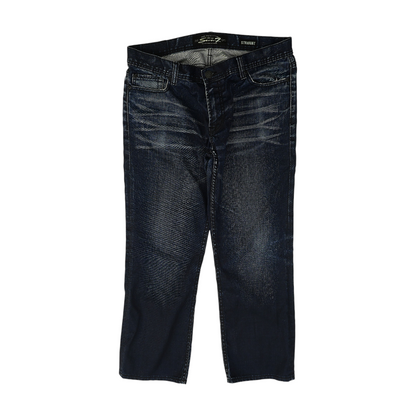 Navy Straight Jeans