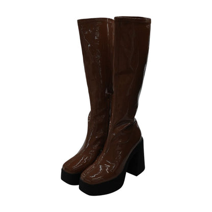 Tan Knee High Boots