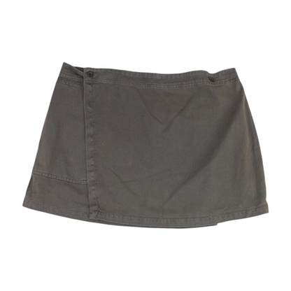 Gray Mini Skirt