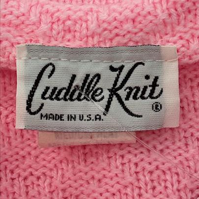 Vintage Pink Cardigan Sweater