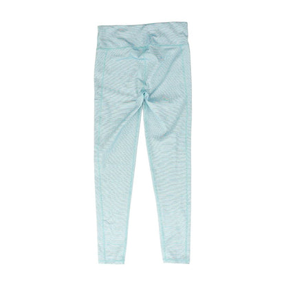 Blue Striped Leggings