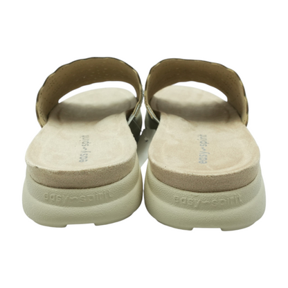 Gray Wedged Sandals