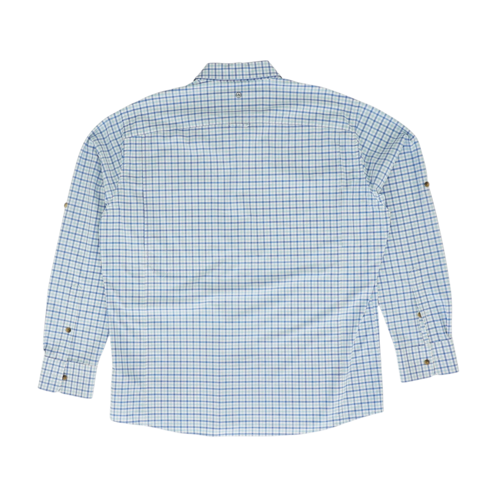 Blue Check Long Sleeve Button Down