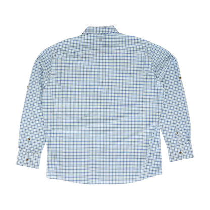 Blue Check Long Sleeve Button Down
