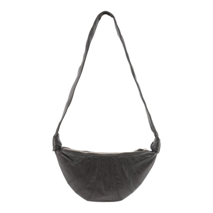 Small Croissant Bag in Dark Chocolate