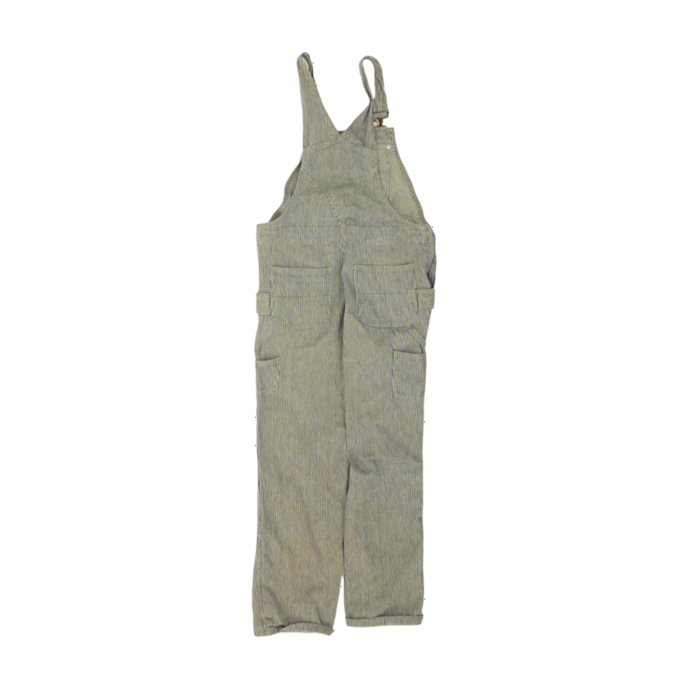 Blue Striped Regular Overalls