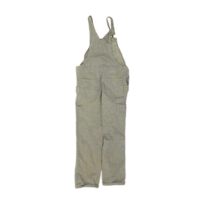 Blue Striped Regular Overalls