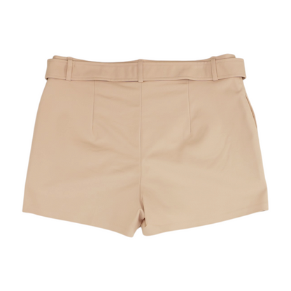 Pink Solid Chino Shorts